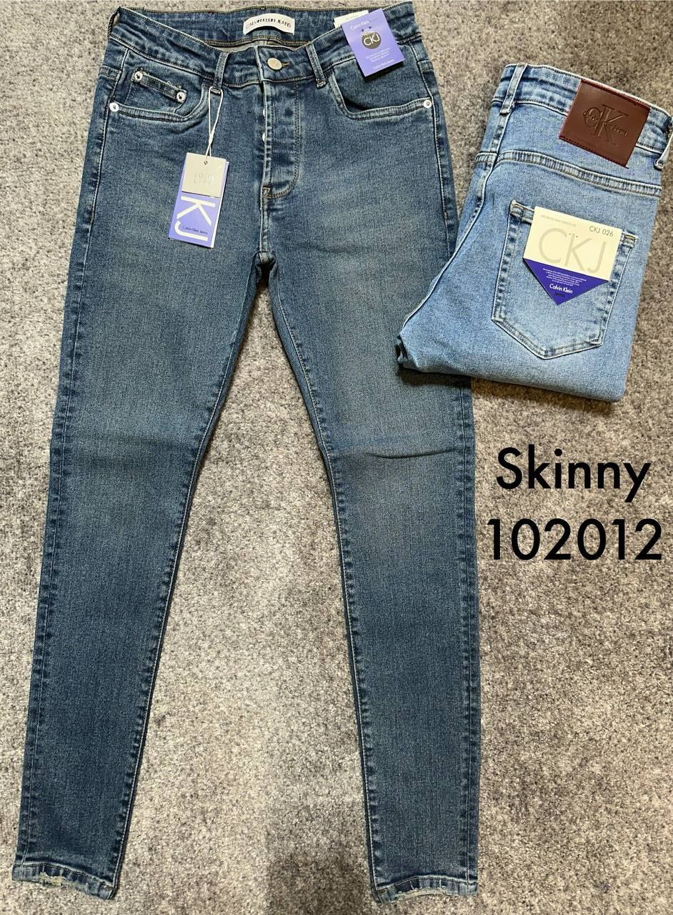 شلوار جین مردانه دمپا فیت ( اسکینی) کد محصول : 102012  پارچه ترک تمام کش