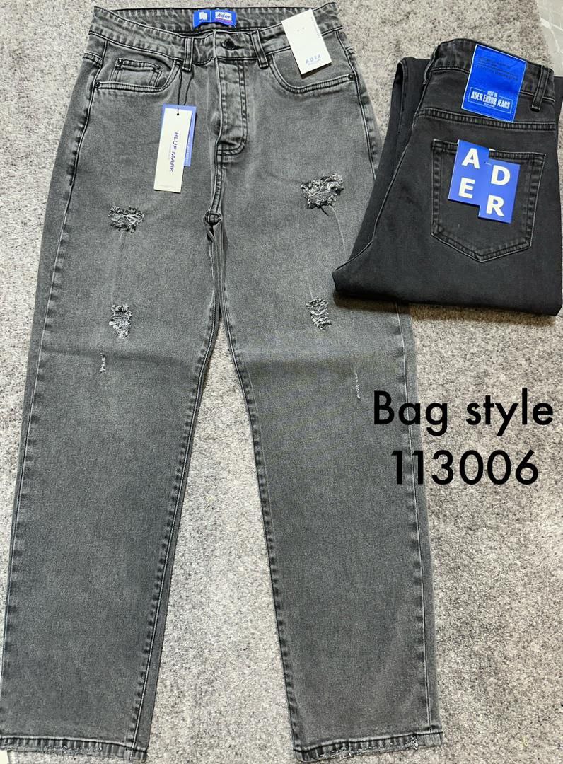 شلوار بگ حرفه ای زاپ دار کد محصول : 113006 پارچه ترک  قد شلوار 110